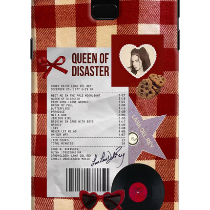 Queen of Disaster Samsung J6 Hard Case Back Cover by Casekaro