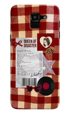 Queen of Disaster Samsung J6 Hard Case Back Cover by Casekaro