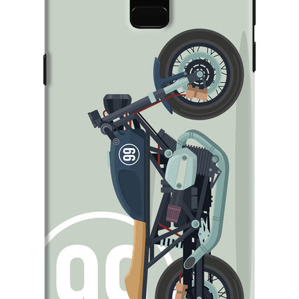 Classic Cafe Racer 99 Samsung J6 Hard Case Back Cover by Casekaro