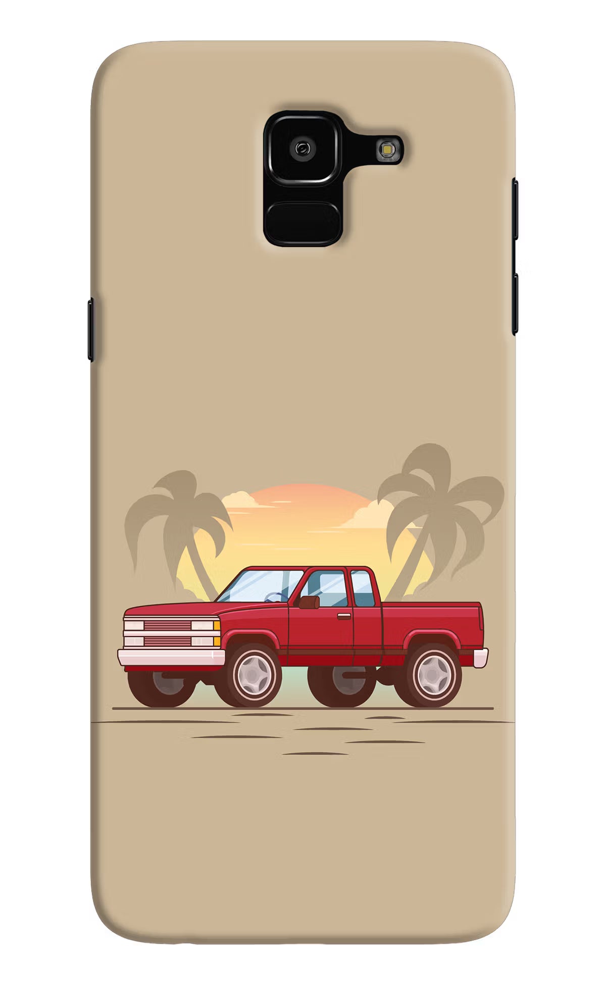 Desert Classic Drive Samsung J6 Hard Case Back Cover by Casekaro