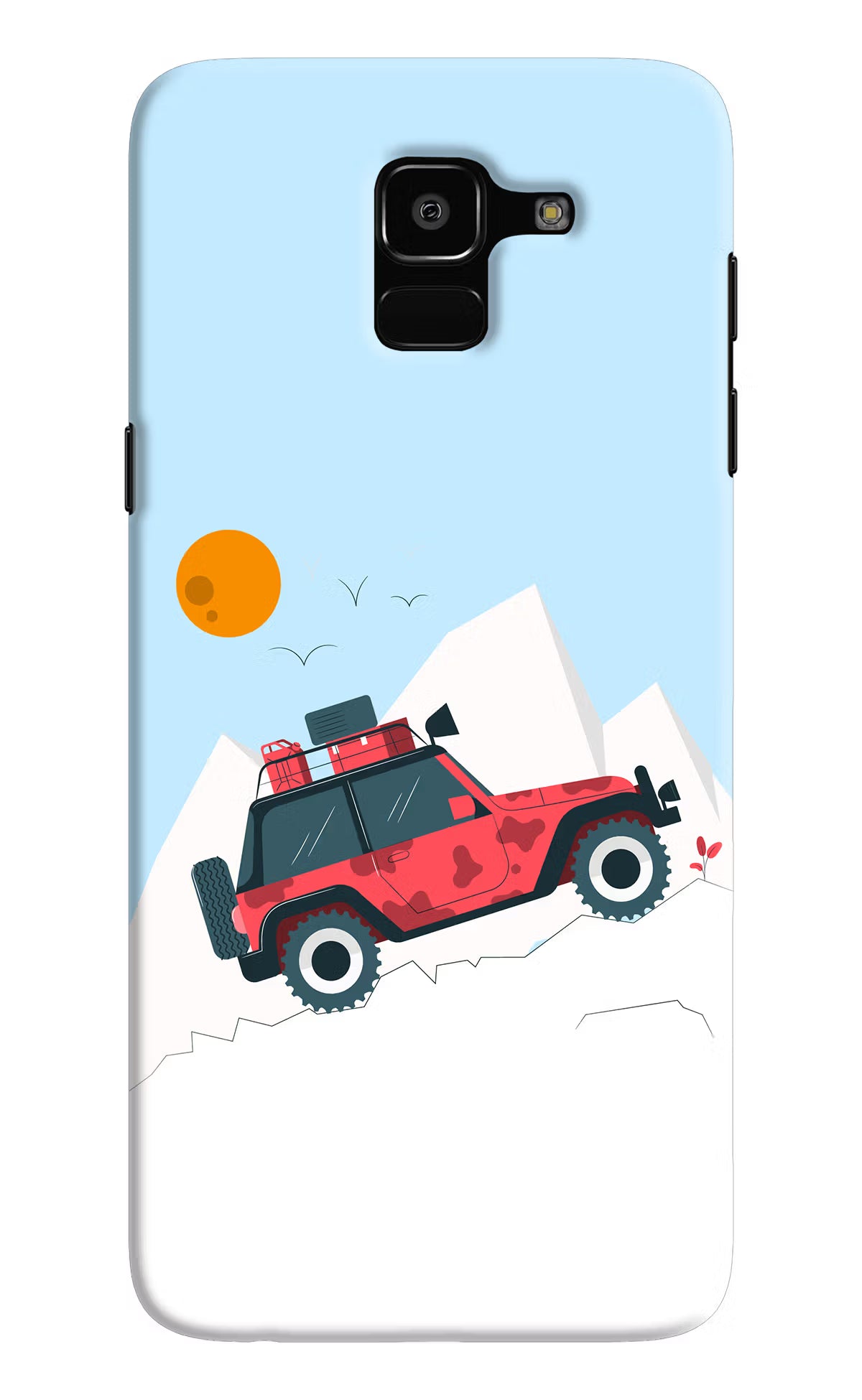 Mountain Trail Beast Samsung J6 Hard Case Back Cover by Casekaro
