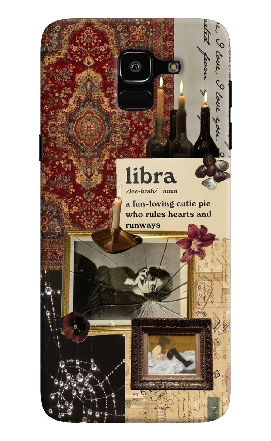 Libra Zodiac Samsung J6 Back Cover, Hard case