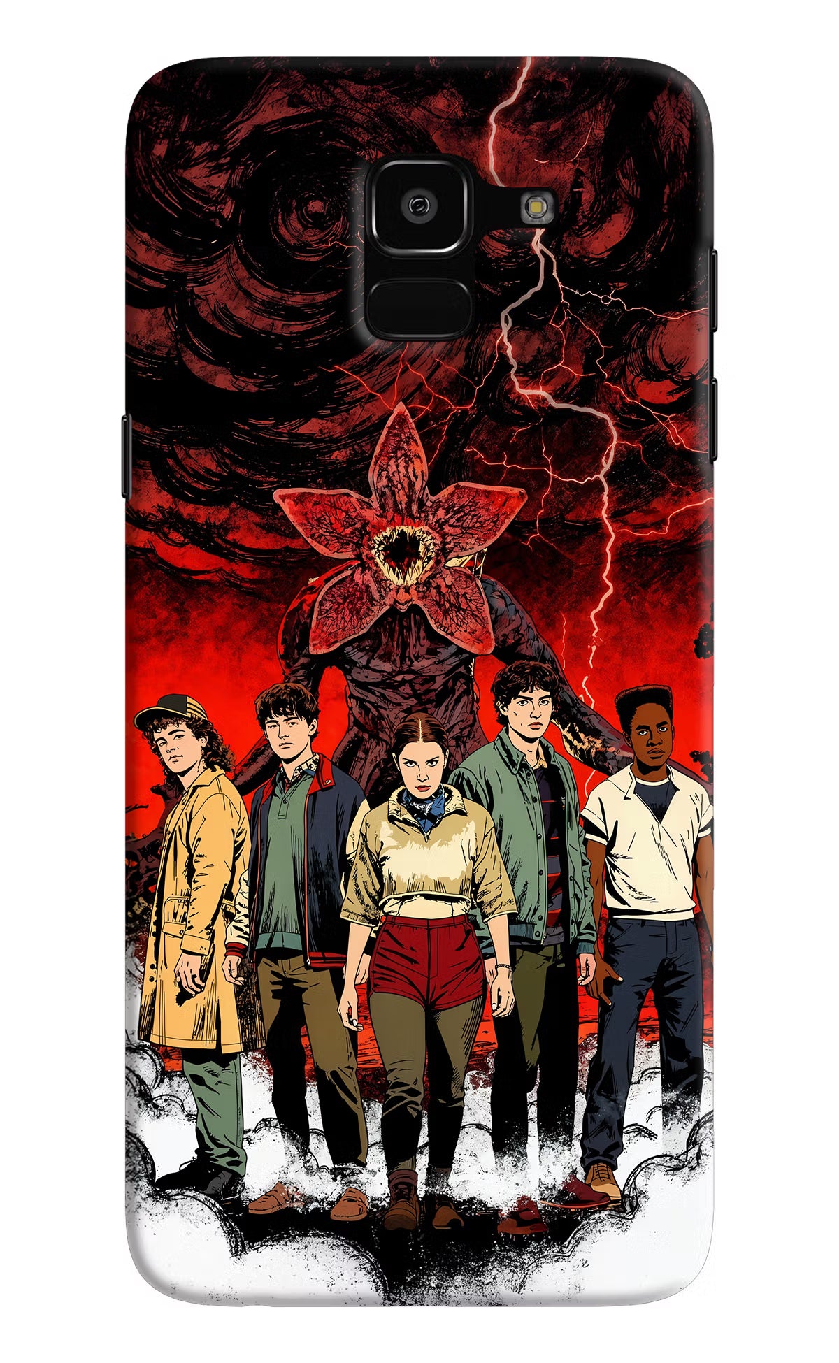 Ordinary Things Characters Samsung J6 Hard Case Back Cover by Casekaro