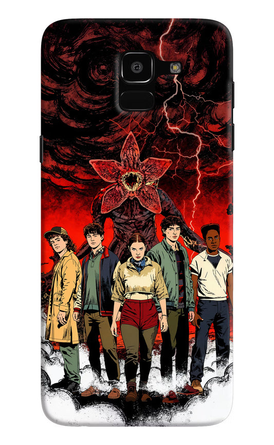 Ordinary Things Characters Samsung J6 Hard Case Back Cover by Casekaro