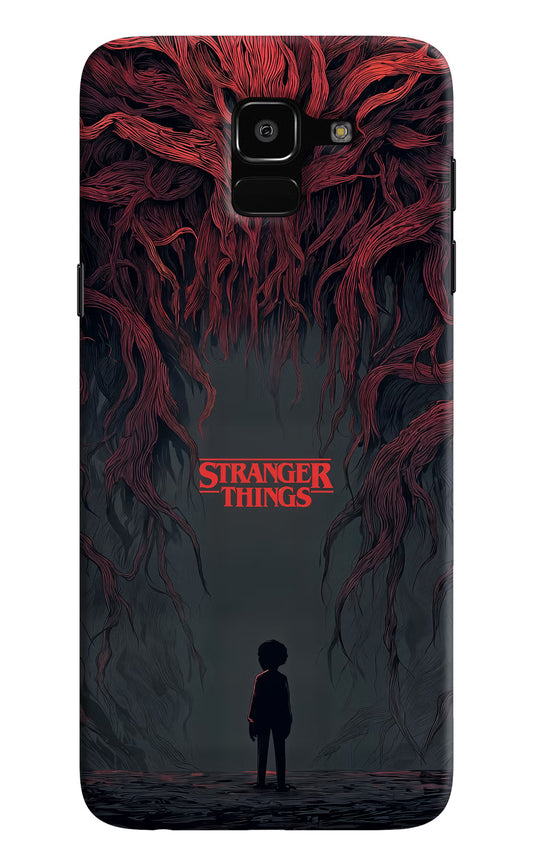 Ordinary Things Dark Side Samsung J6 Hard Case Back Cover by Casekaro