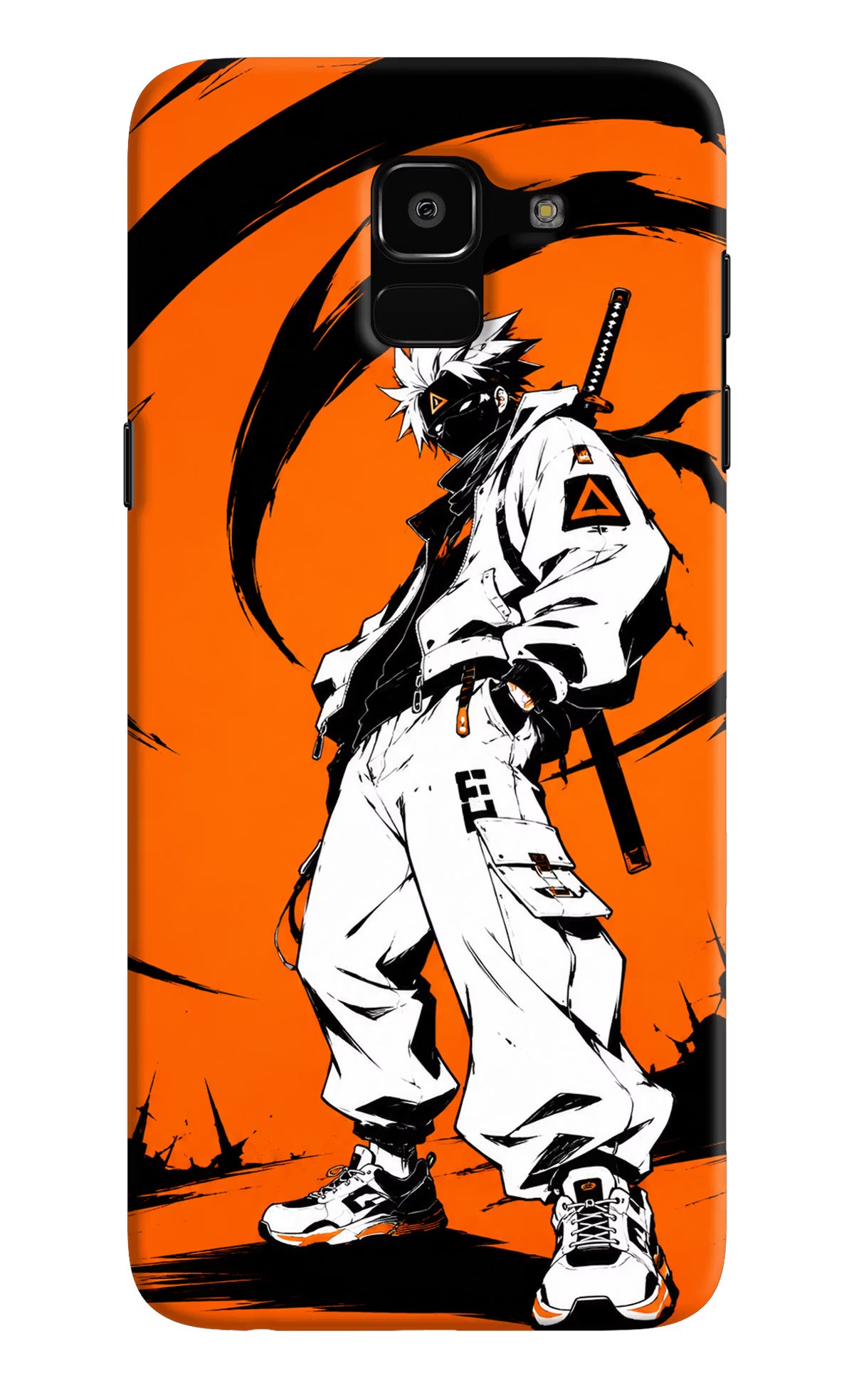 Street Samurai  Samsung J6 Hard Case Back Cover by Casekaro
