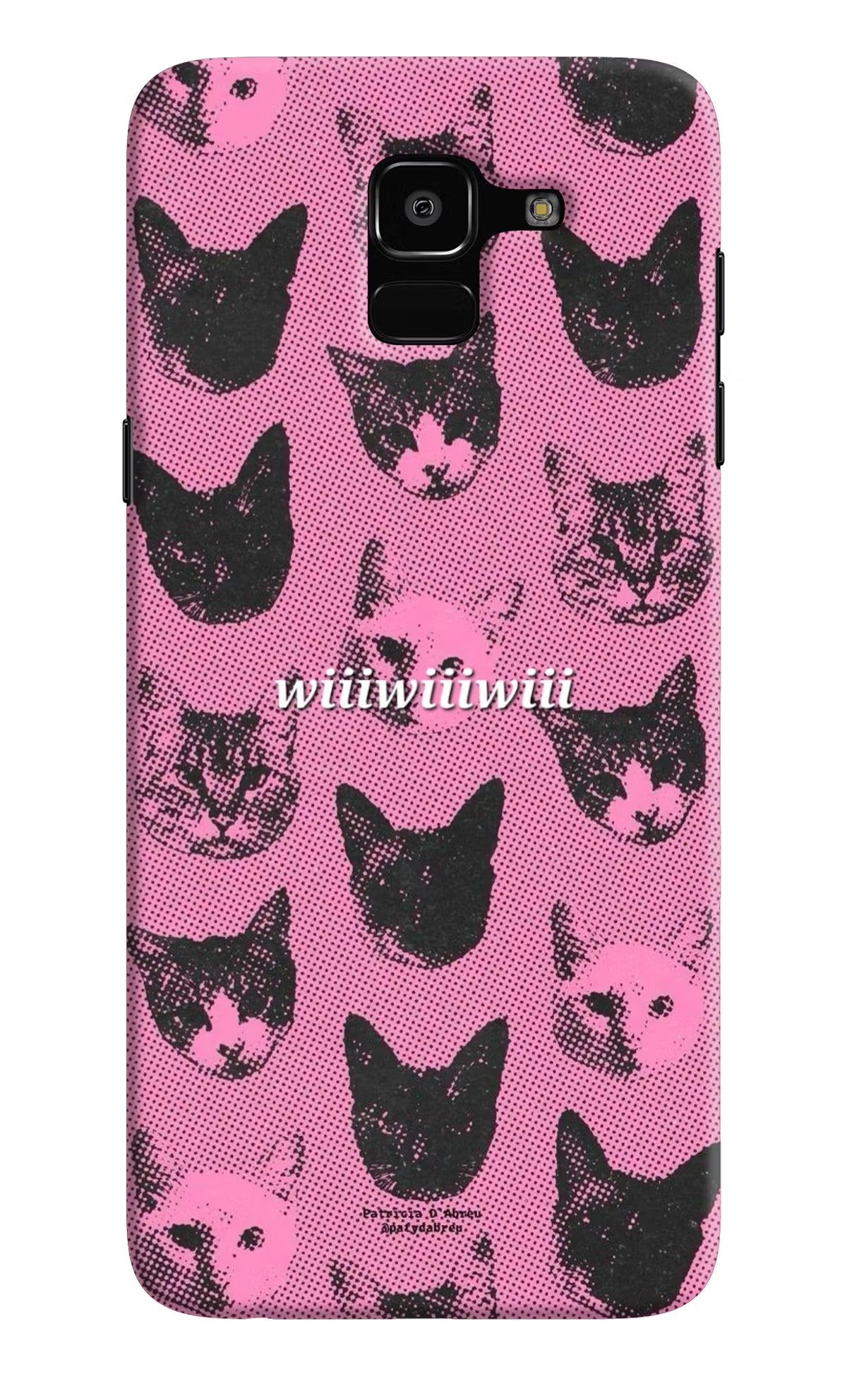 Pink Cats Samsung J6 Back Cover