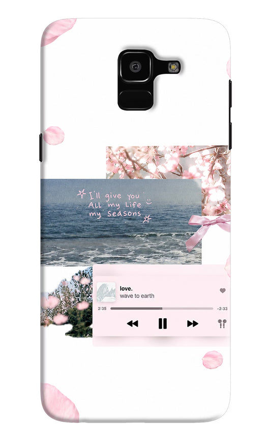 Wave to earth Samsung J6 Back Cover