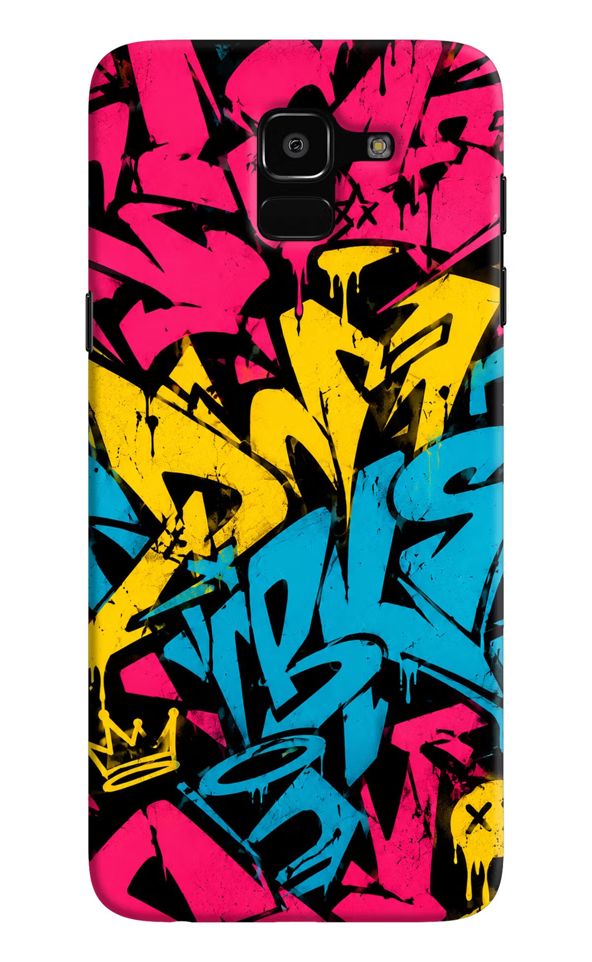 Graffiti Vibe Samsung J6 Back Cover