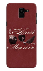 Velvet Cherry Samsung J6 Hard Case Back Cover by Casekaro