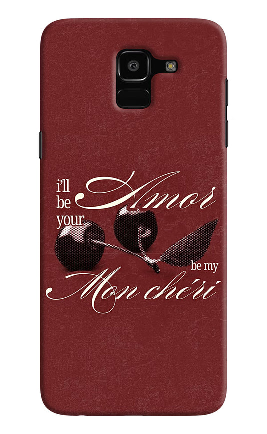 Velvet Cherry Samsung J6 Hard Case Back Cover by Casekaro