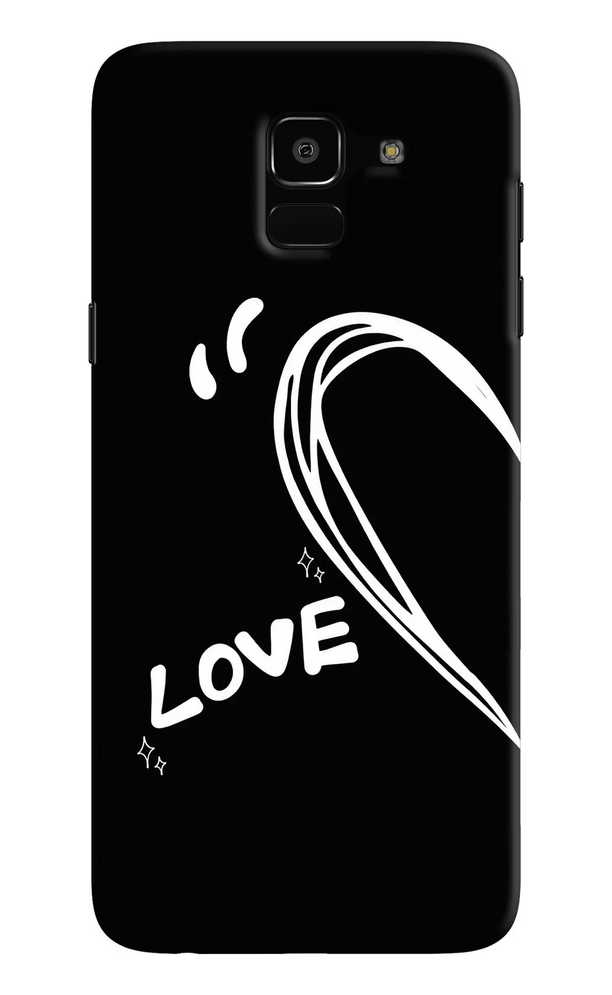 Love Line Samsung J6 Back Cover