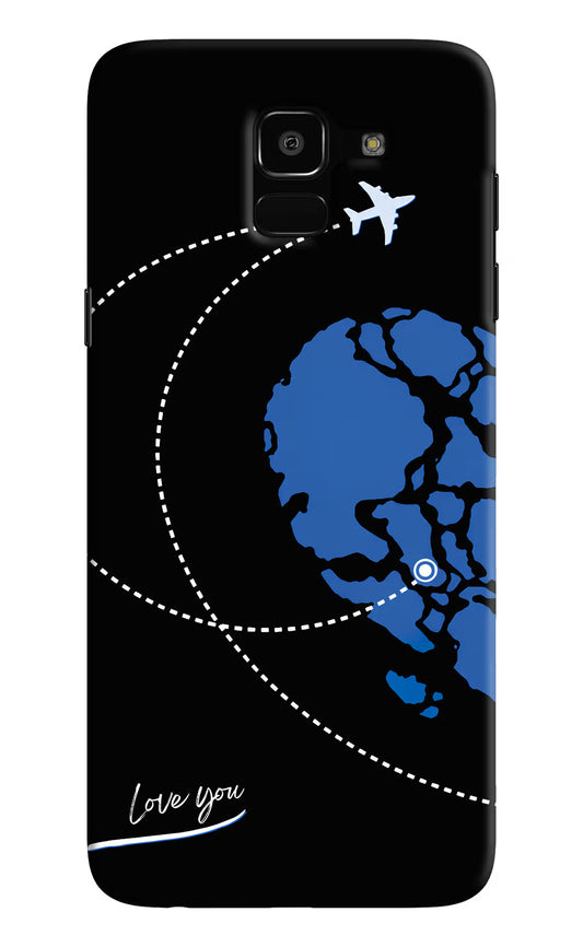 Love Orbit Samsung J6 Hard Case Back Cover by Casekaro