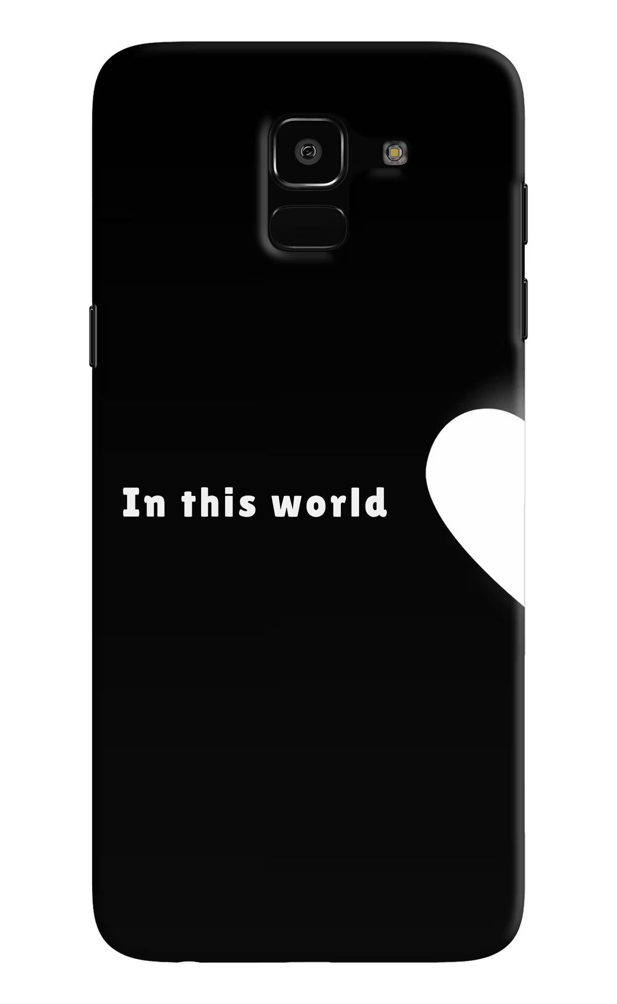This World Samsung J6 Back Cover