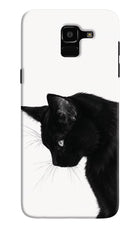 Shadow Gaze Samsung J6 Hard Case Back Cover by Casekaro
