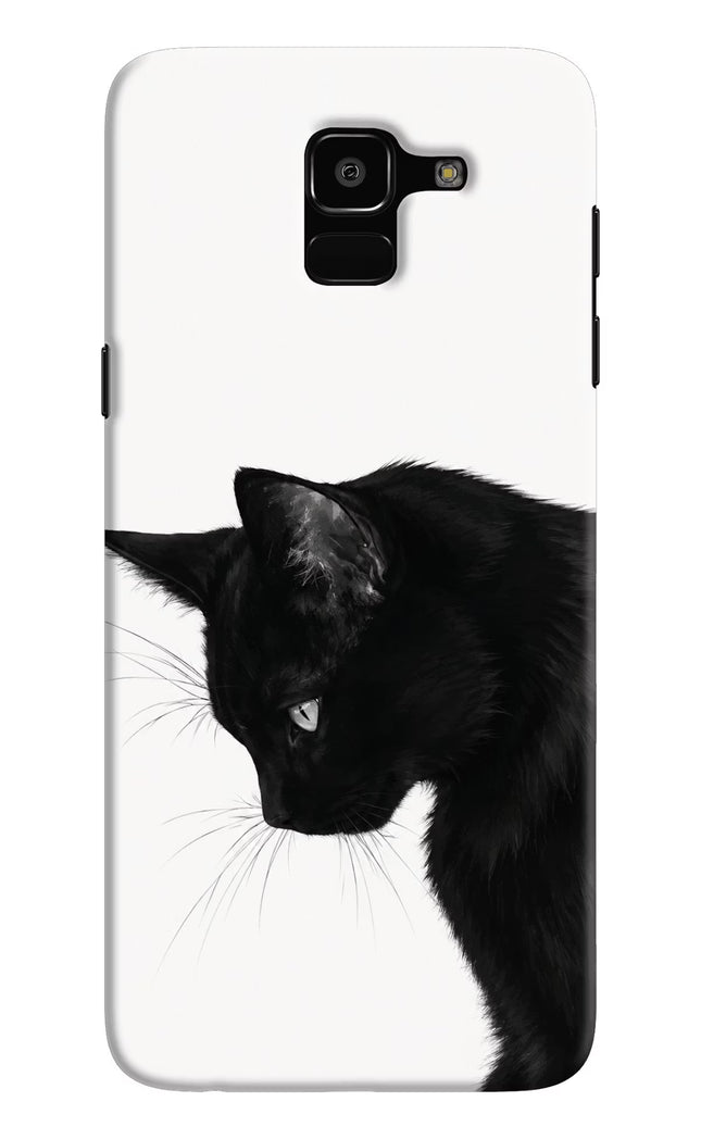 Shadow Gaze Samsung J6 Hard Case Back Cover by Casekaro