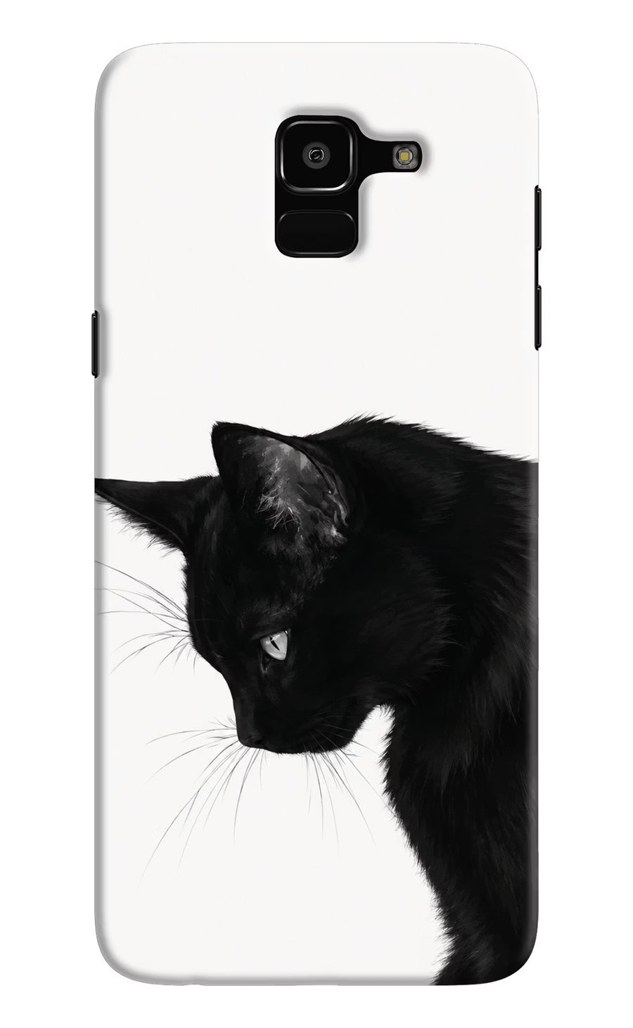 Shadow Gaze Samsung J6 Back Cover, Hard case