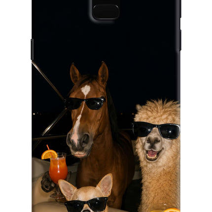 Party Squad Samsung J6 Hard Case Back Cover by Casekaro
