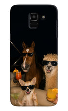Party Squad Samsung J6 Hard Case Back Cover by Casekaro