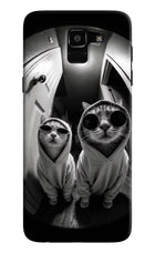 Hood Cats Samsung J6 Hard Case Back Cover by Casekaro