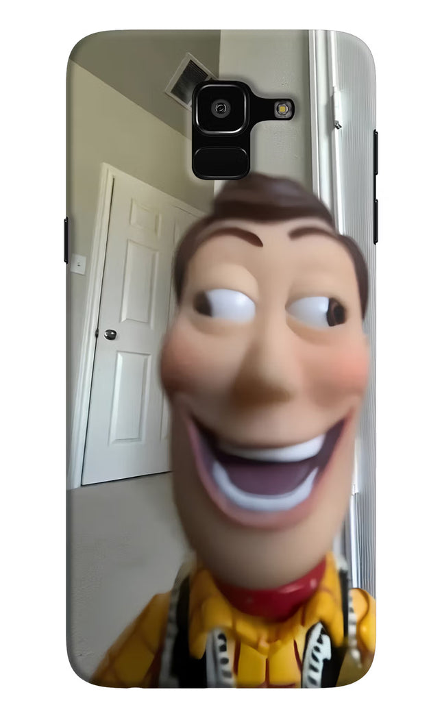Side Eye Woody Samsung J6 Hard Case Back Cover by Casekaro