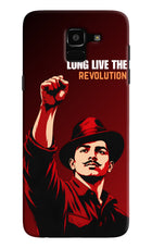 Bhagat Singh Revolution Samsung J6 Hard Case Back Cover by Casekaro