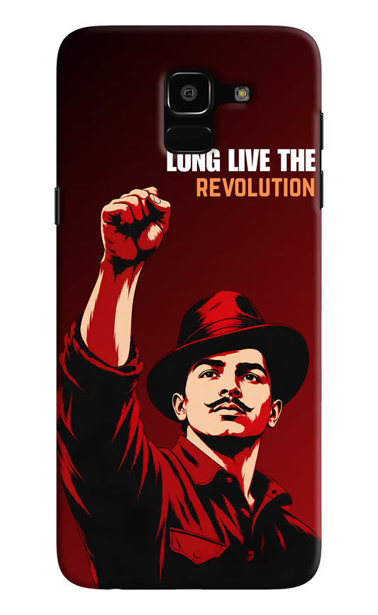 Bhagat Singh Revolution Samsung J6 Back Cover