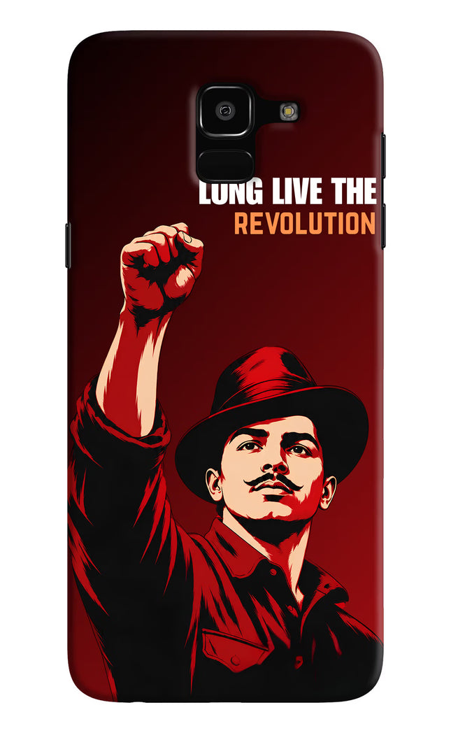 Bhagat Singh Revolution Samsung J6 Hard Case Back Cover by Casekaro