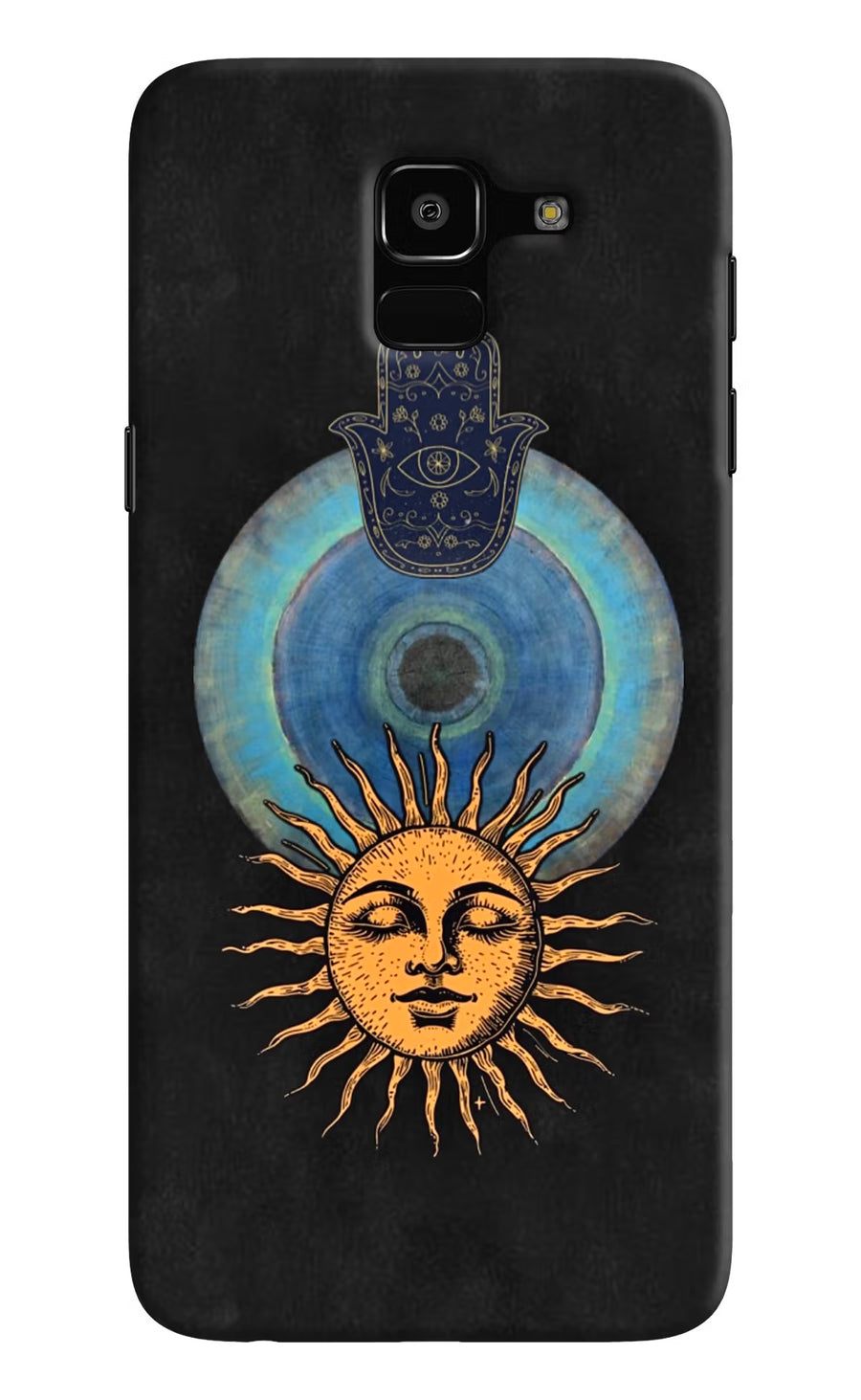 Divine Sun Samsung J6 Back Cover, Hard case