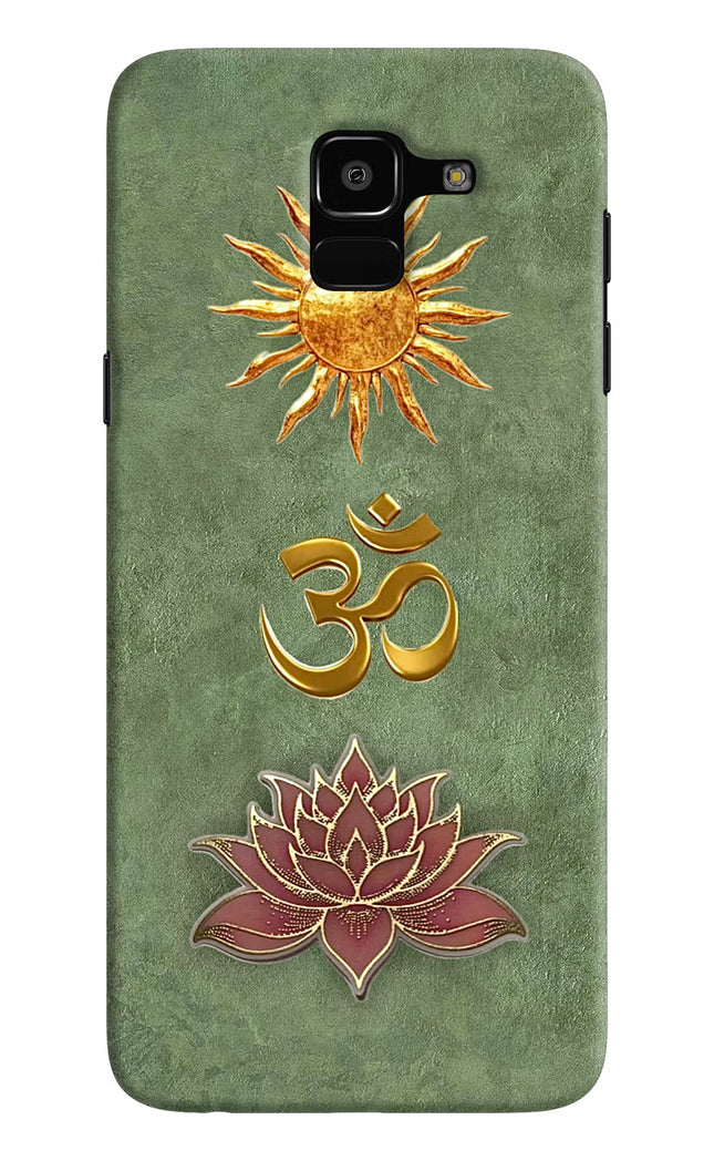 Om & Lotus Samsung J6 Back Cover