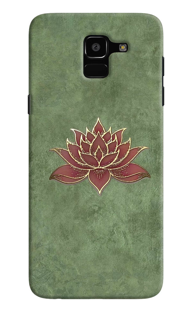 Lotus Grace Samsung J6 Hard Case Back Cover by Casekaro