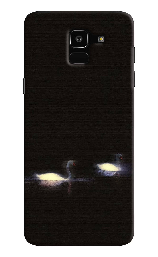Silent Swans Samsung J6 Hard Case Back Cover by Casekaro