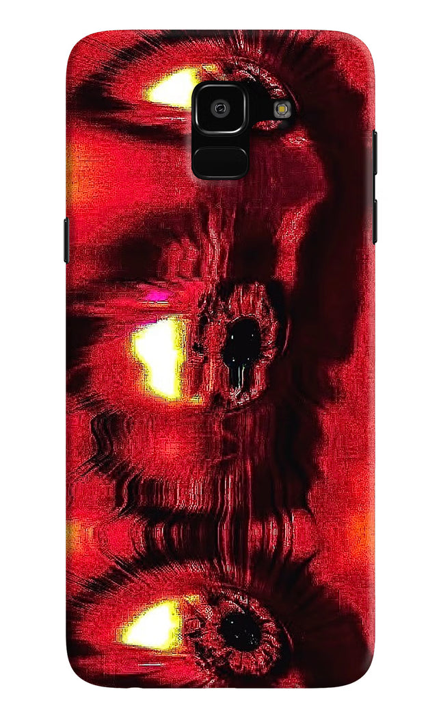 Fire Eye Samsung J6 Hard Case Back Cover by Casekaro
