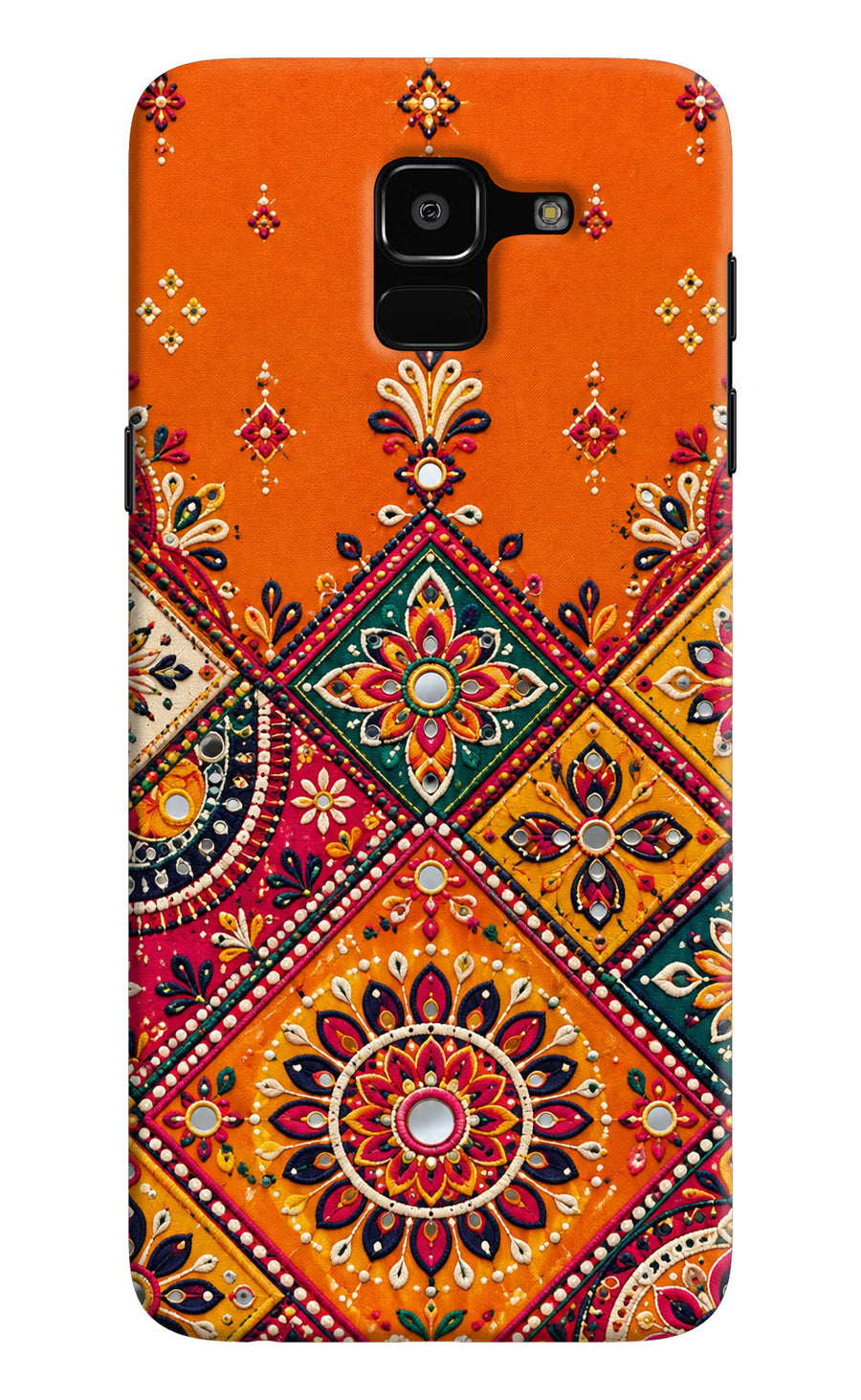 Kutch Glow Samsung J6 Back Cover, Hard case