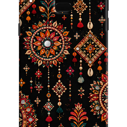 Boho Noir Samsung J6 Hard Case Back Cover by Casekaro