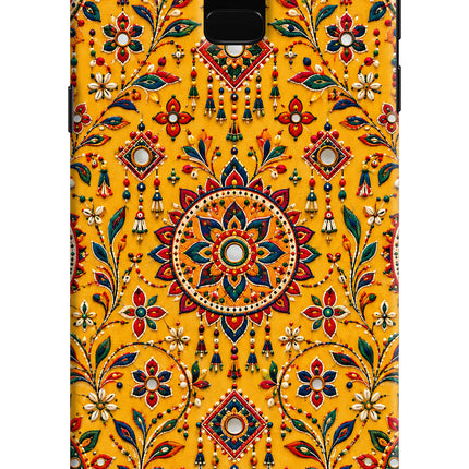 Sunlit Aura Samsung J6 Hard Case Back Cover by Casekaro
