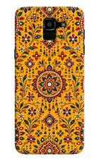 Sunlit Aura Samsung J6 Hard Case Back Cover by Casekaro