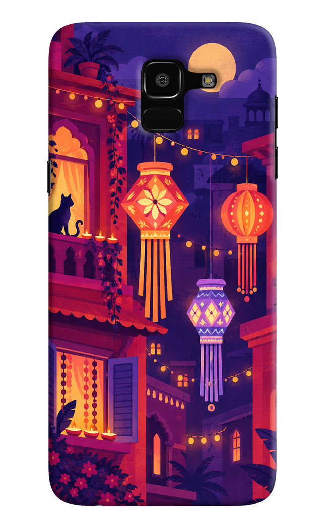 Lantern Lane Samsung J6 Hard Case Back Cover by Casekaro