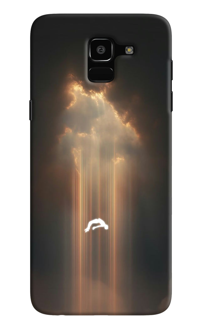Heavenly Beam Samsung J6 Hard Case Back Cover by Casekaro