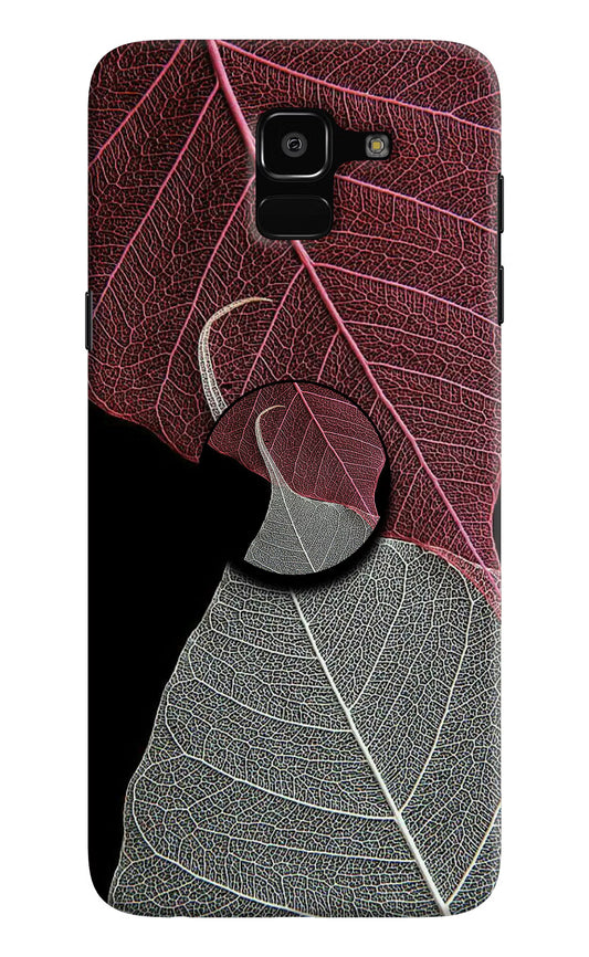 Leaf Pattern Samsung J6 Pop Case by Casekaro