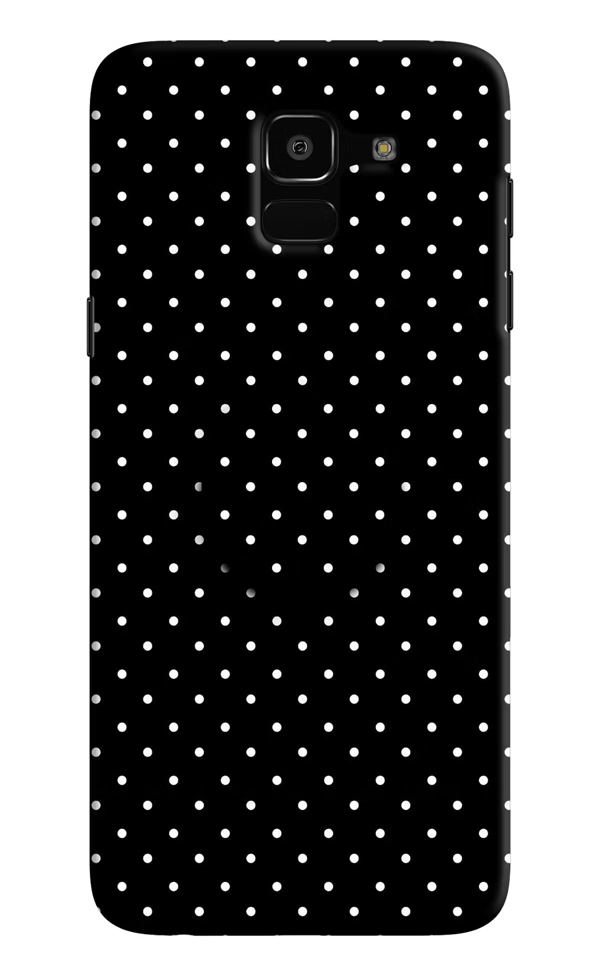 White Dots Samsung J6 Pop Case by Casekaro