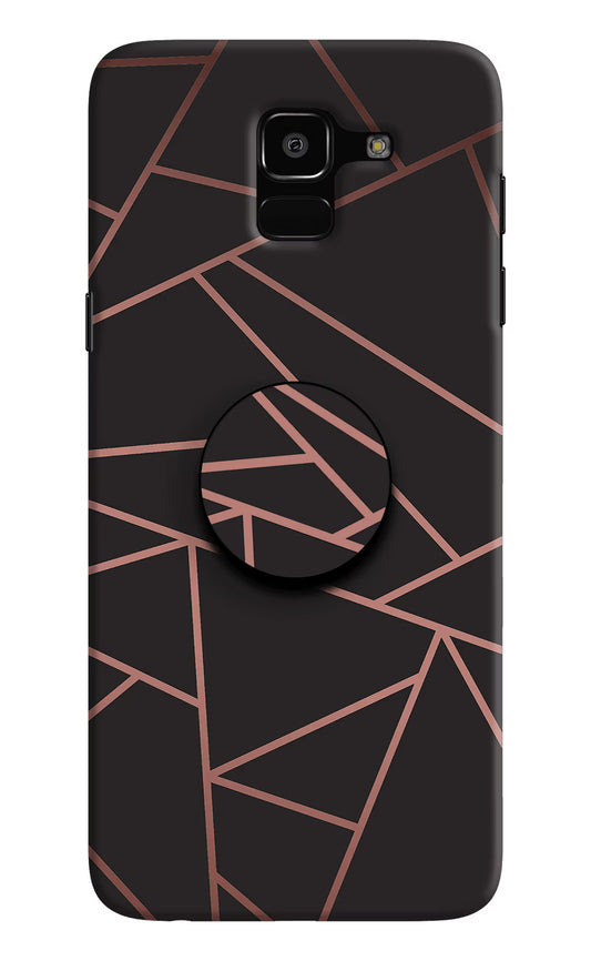 Geometric Pattern Samsung J6 Pop Case by Casekaro
