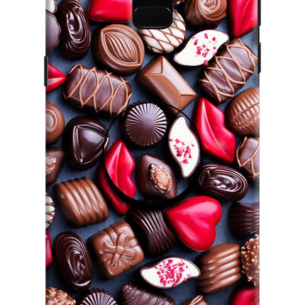 Chocolates Samsung J6 Pop Case by Casekaro