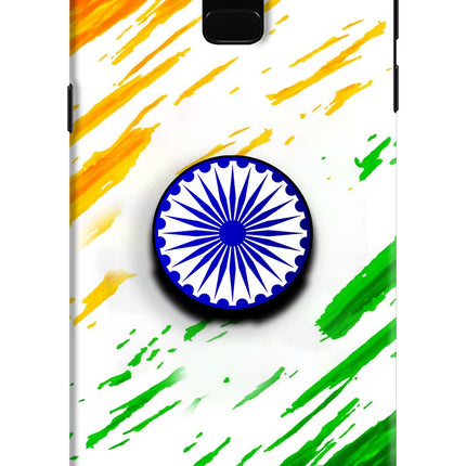 Indian Flag Ashoka Chakra Samsung J6 Pop Case by Casekaro