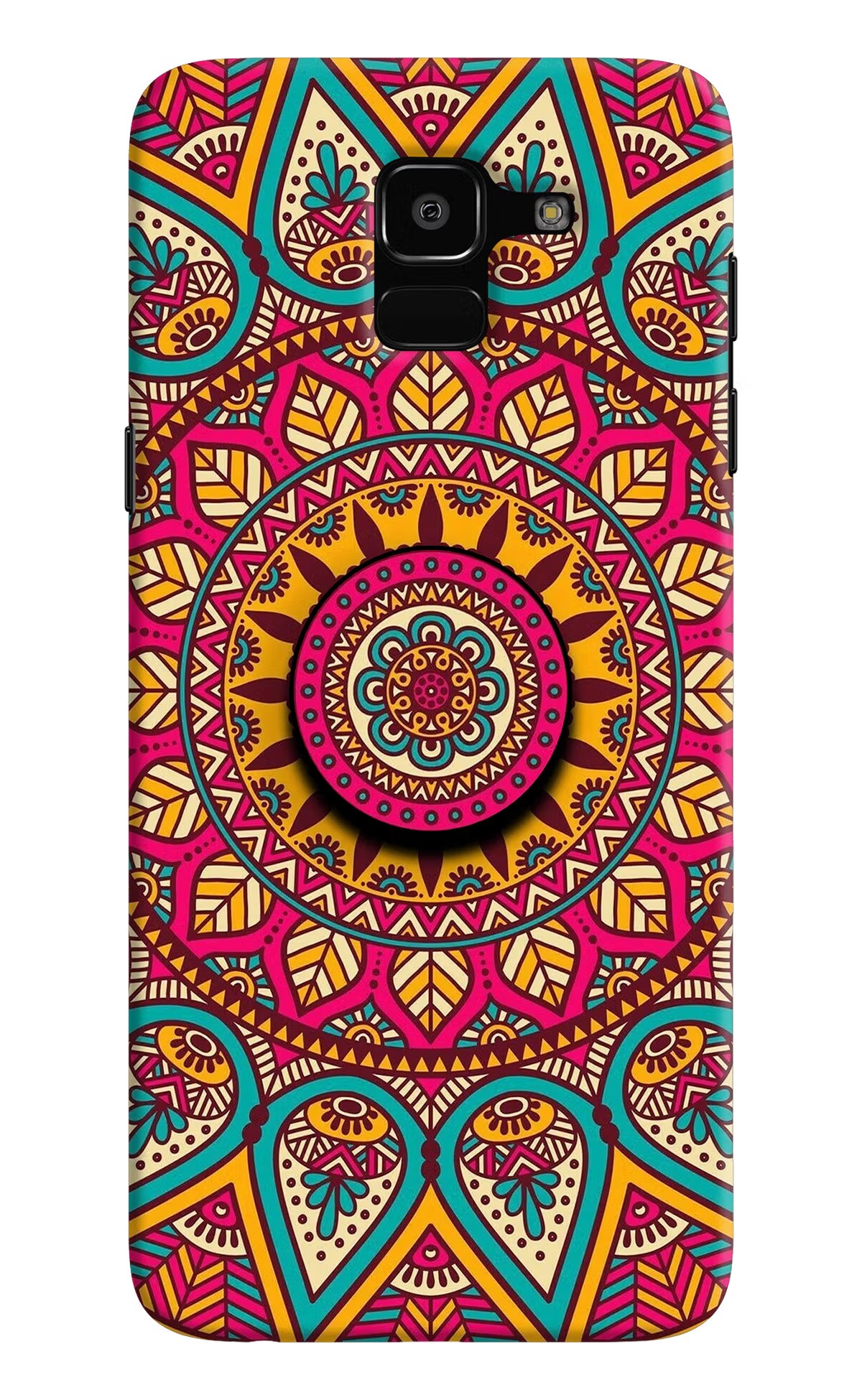 Mandala Samsung J6 Pop Case by Casekaro