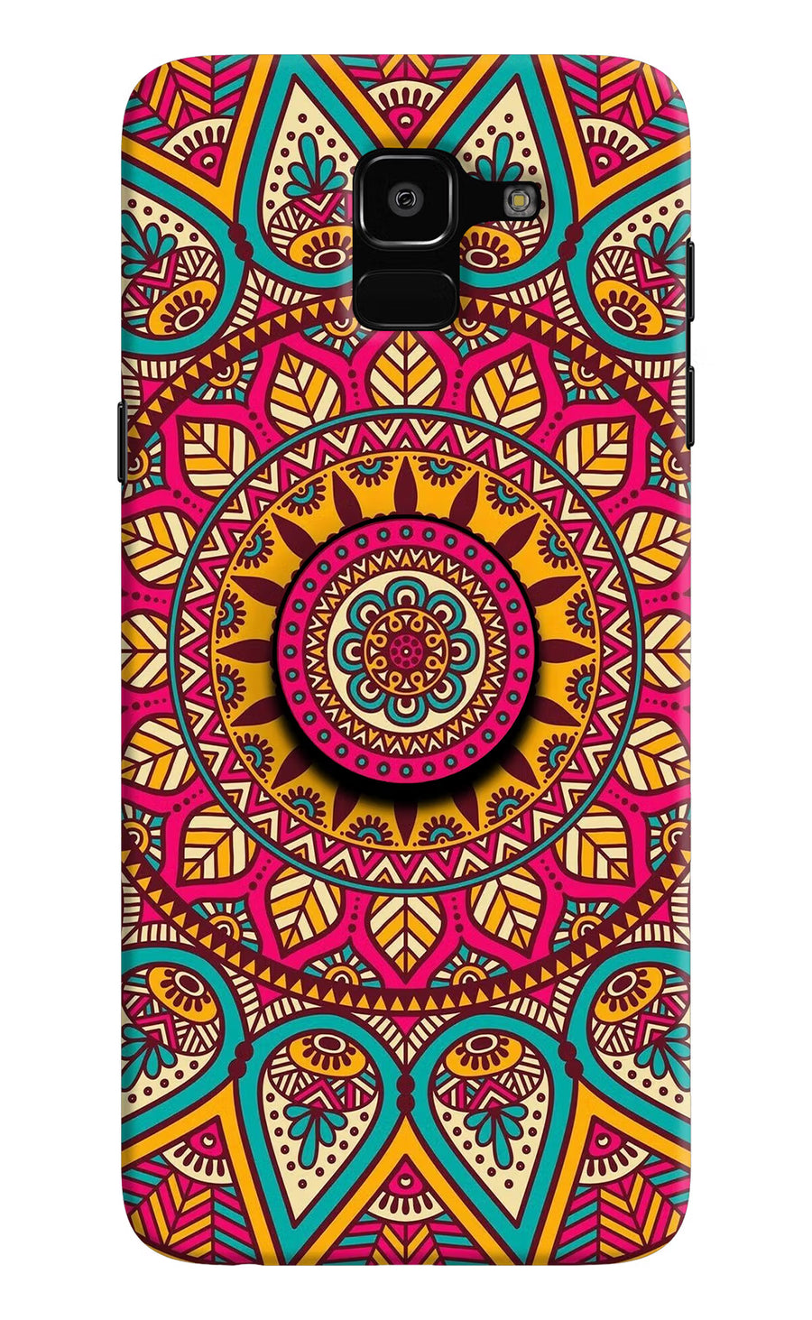 Mandala Samsung J6 Pop Case, Hard case