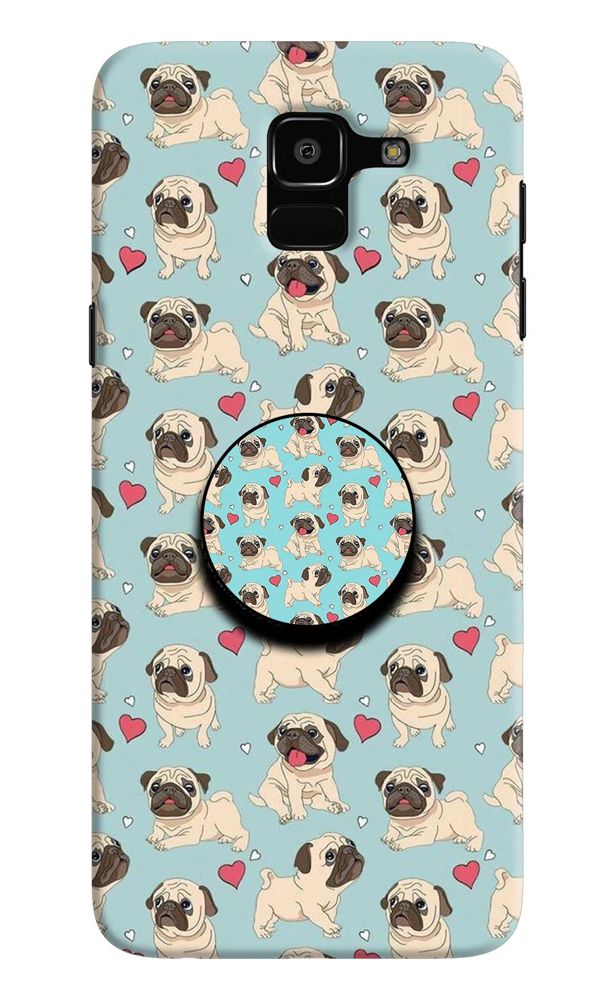 Pug Dog Samsung J6 Pop Case by Casekaro