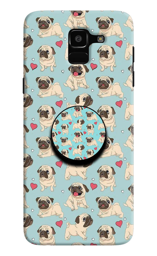Pug Dog Samsung J6 Pop Case by Casekaro