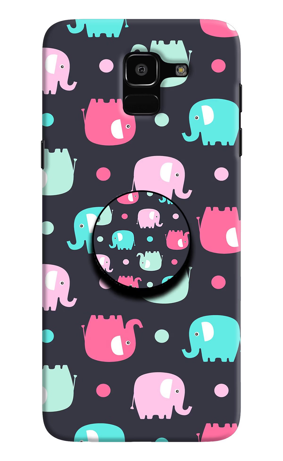 Baby Elephants Samsung J6 Pop Case by Casekaro