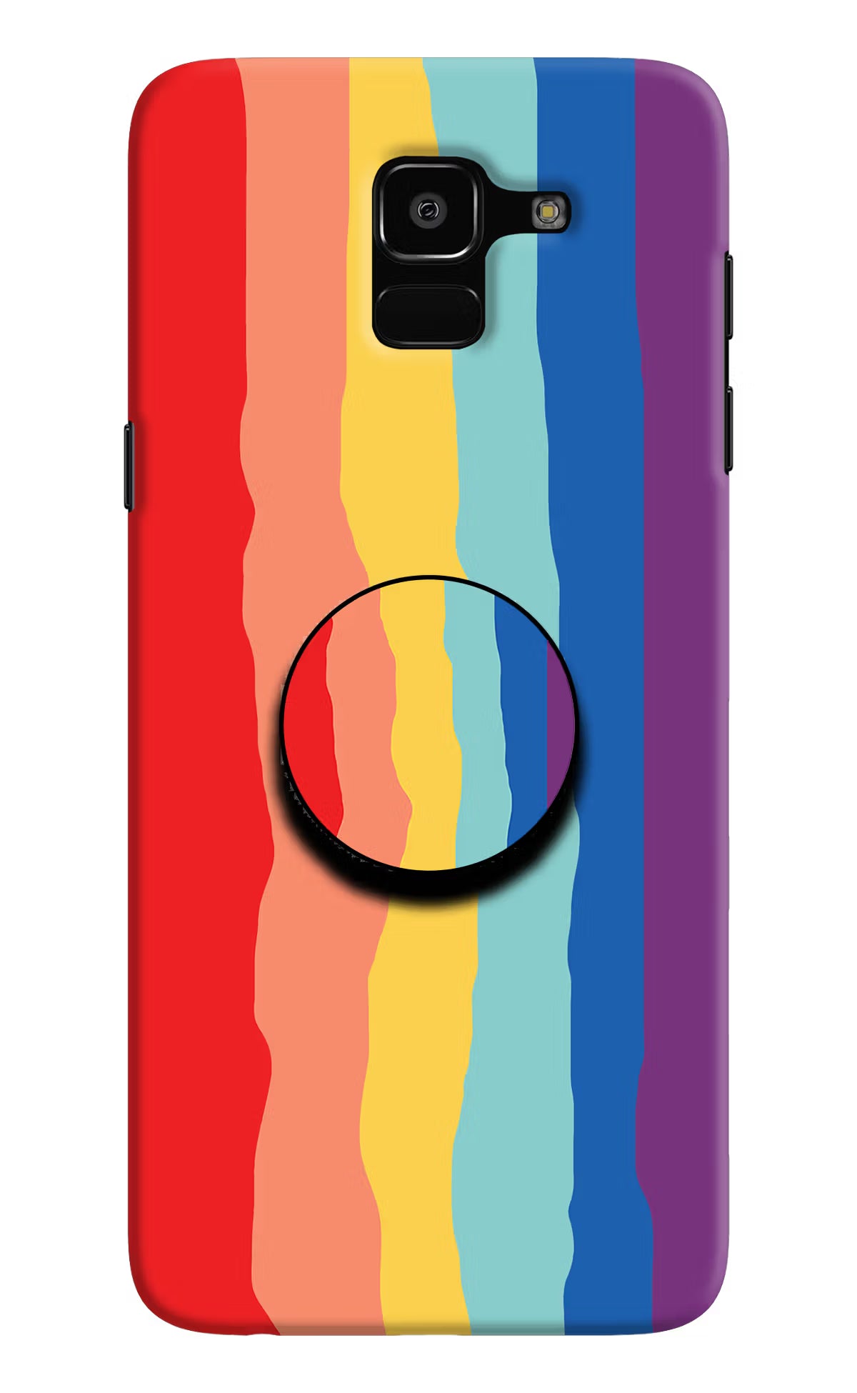 Rainbow Samsung J6 Pop Case by Casekaro